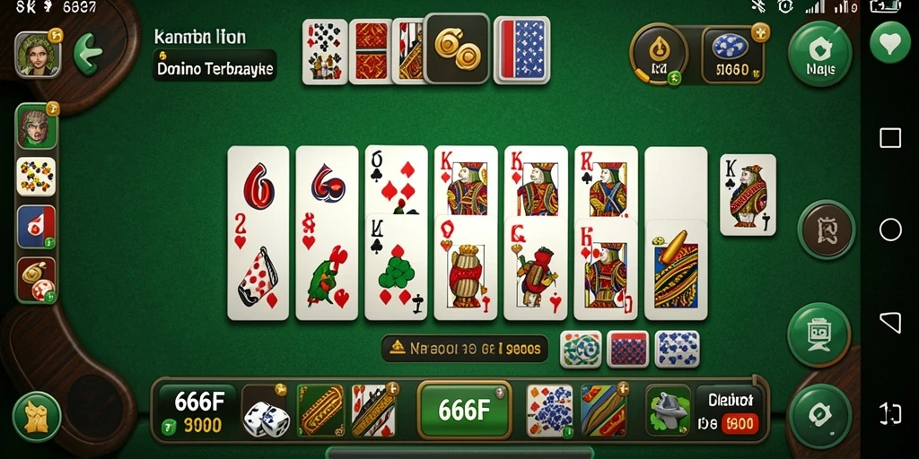 Tampilan gameplay seru di 666F dengan teman-teman.