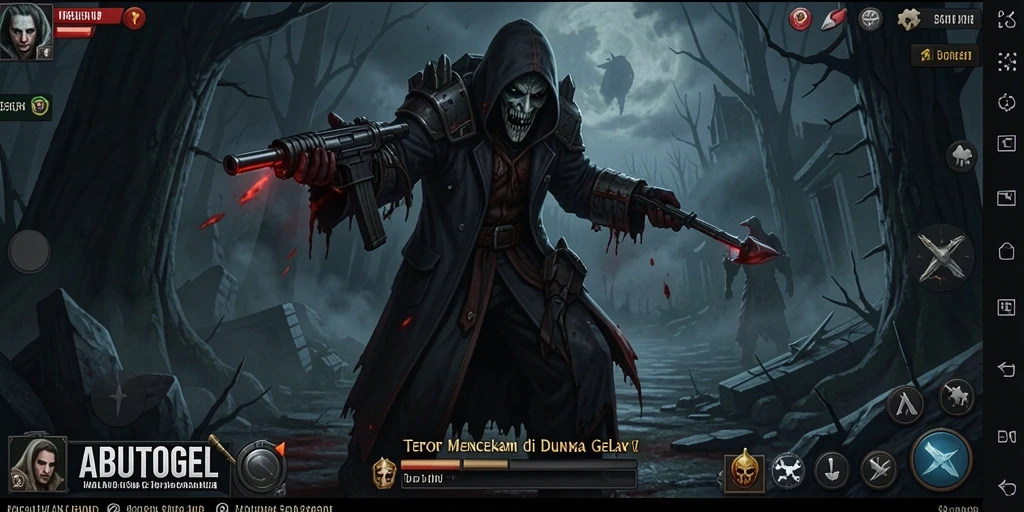 Gameplay mencekam ABUTOGEL dengan suasana horror yang nyata.