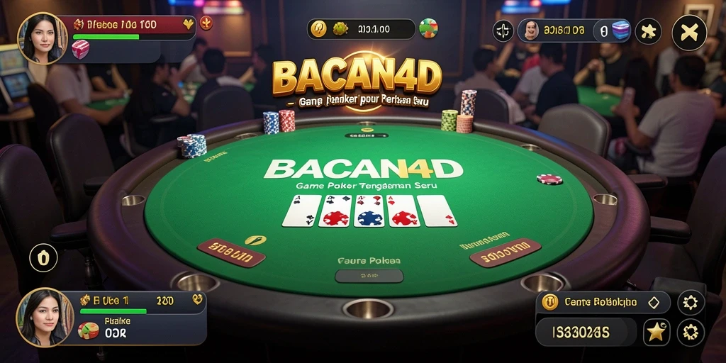 Gameplay poker yang seru dan menegangkan di BACAN4D.