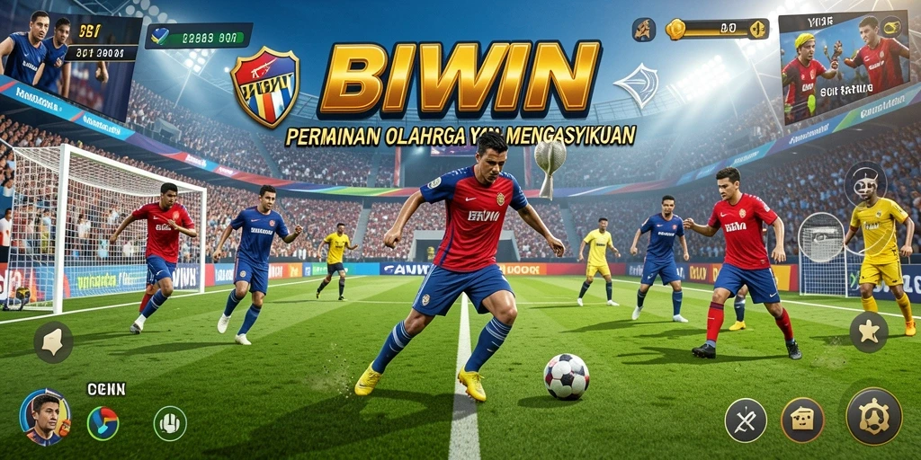 Screenshot menampilkan aksi mendebarkan gameplay Sports dalam BIWIN.
