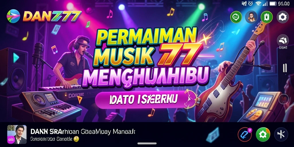Tampilan gameplay seru dalam DAN777 dengan berbagai genre musik.