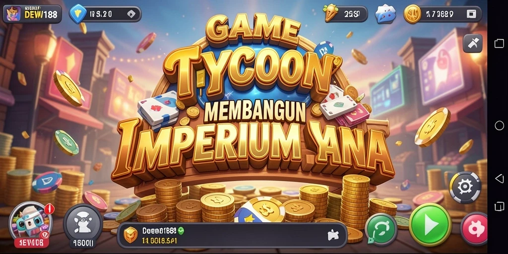 Tampilan antarmuka DEWI188 yang menawan dalam gameplay Tycoon.