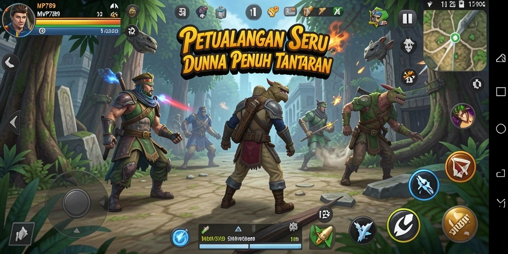 Tangkapan layar gameplay yang menunjukkan aksi petualangan di <strong>MVP789</strong>.