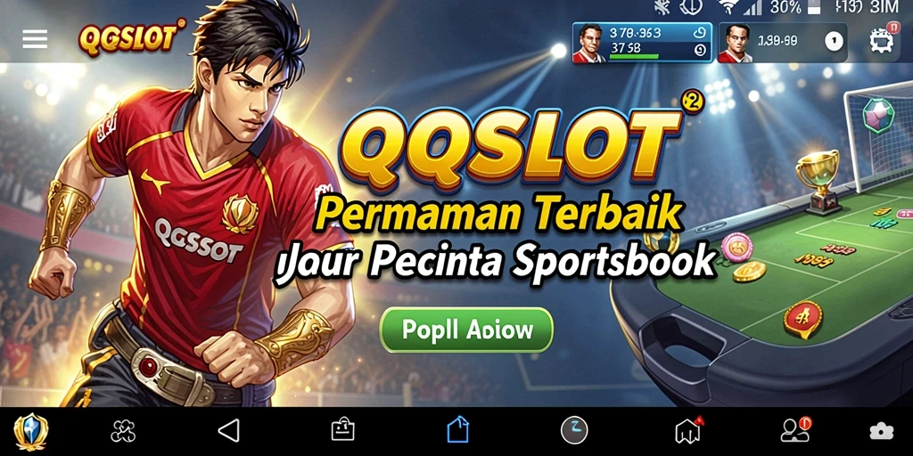 Tampilan gameplay Sportsbook yang menarik di QQSLOT.