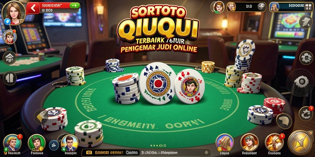 Menampilkan gameplay seru SORTOTO dalam permainan QiuQiu.