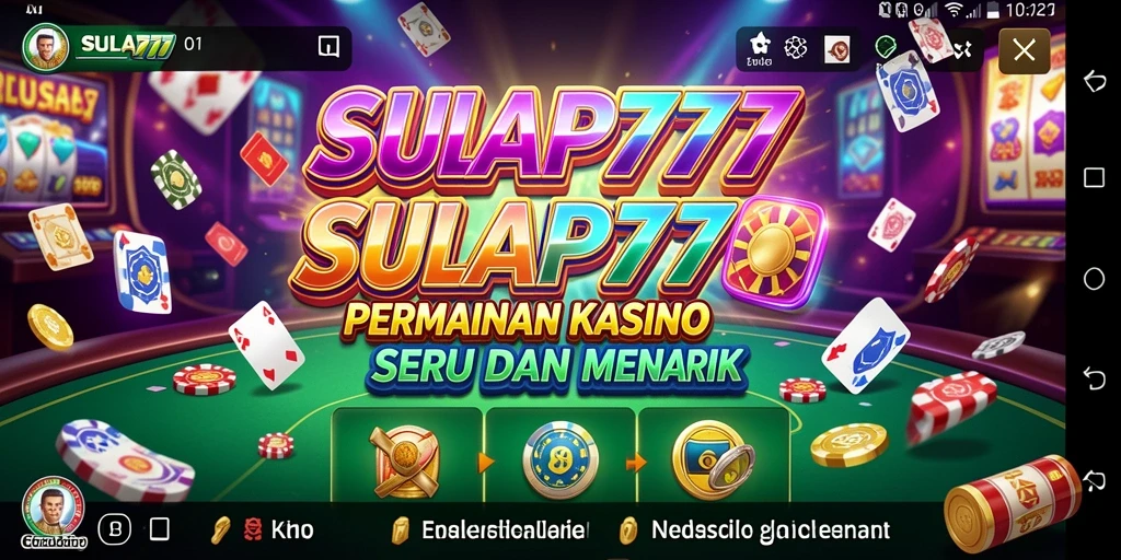 Tampilan dinamis dan menarik dari gameplay SULAP777.